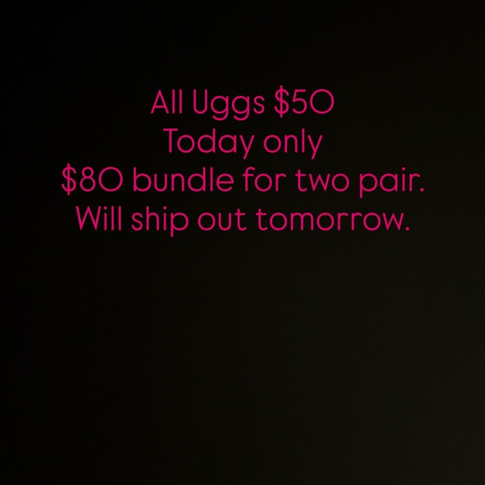 UGG Boots Special Bundle Offer